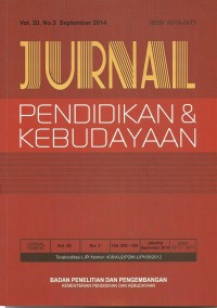 Jurnal Pendidikan & Kebudayaan Vol. 20, No. 3 September 2014