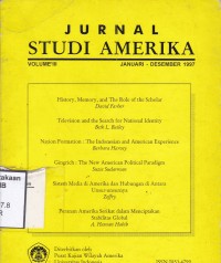 Jurnal Studi Amerika Vol. III, Jan - Des 1997