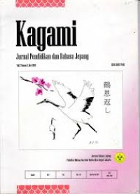 Kagami : Jurnal Pendidikan dan Bahasa Jepang vol. 5 No 1, mei 2014