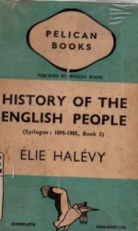 A History of the English People (Epilogue : 1895-1905, Book 3)