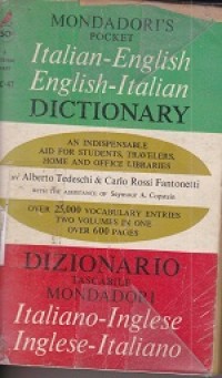 Mondadori's Pocket : Italian - English / English-Italian : Dictionary