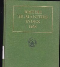British humanities index 1968