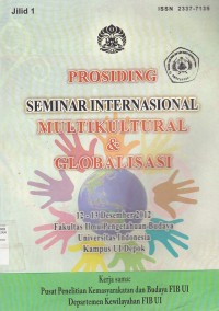 Prosiding Seminar Internasional Multikultural Dan Globalisasi Jilid 1