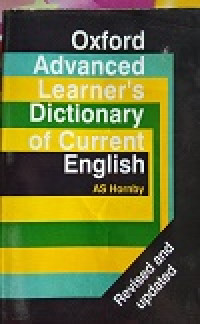 Oxford Advanced Learners Dictionary of Current English