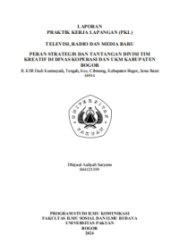 Image of E-PKL:Peran strategis dan tantangan divisi tim kreatif di Dinas Koperasi dan UKM Kabupaten Bogor.
