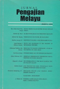 Jurnal Pengajian Melayu Jilid  9, 1999