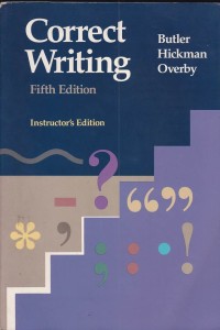 Correct Writing: Instructor's Edition With Answer Key