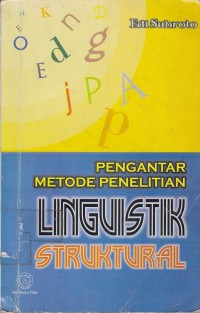 Pengantar Metode Penelitian Linguistik Struktural