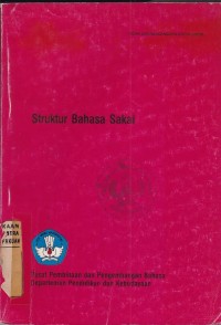 Struktur Bahasa Sakai