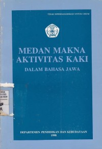 Medan Makna Aktivitas Kaki: Dalam Bahasa Jawa