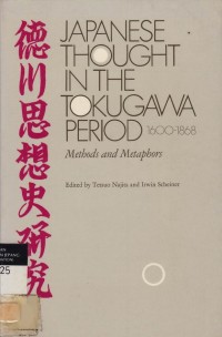 Image of Japanese Thought In The Tokugawa Period 1600-1868 : Methods and Metaphors