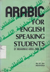Arabic For English Speaking Students