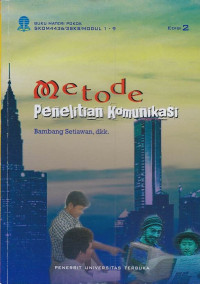 Metode Penelitian Komunikasi