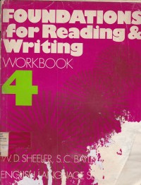 Foundations for Reading and Writing : Workbook 4