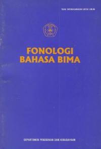 Fonologi Bahasa Bima