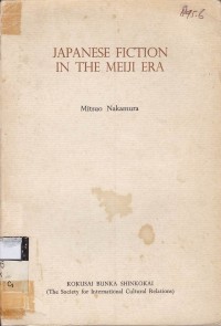 Japanese Fiction In The Meiji Era