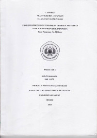 PKL: Analisis komunikasi pemasaran lembaga penyiaran publik Radio Republik Indonesia