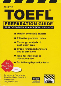 TOEFL Preparation Guide (Test of English As a Foreign Language)