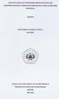 SKRIPSI:Strategi Kreatif Prosedur Fremantle dalam Mempertahankan Eksistensi Program Acara Family100 Indonesia