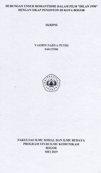 Image of SKRIPSI:Hubungan Unsur Romantisme dalam Film 