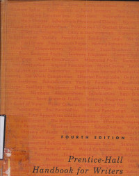 Prentice -Hall Handbook For Writers