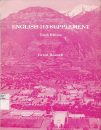 English 115 Supplement: Tenth Edition