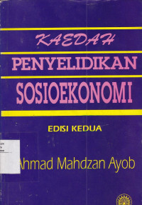 Kaedah penyelidikan sosioekonomi