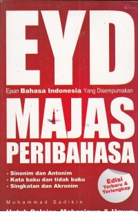 EYD Ejaan bahasa Indonesia yang disempurnakan majas peribahasa