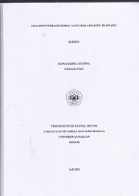 Skripsi : Analisis interasi sosial yang dialami hafu di Jepang