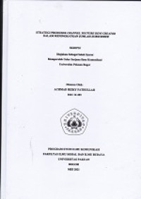 Skripsi : Strategi produser channel youtube deni creator dalam meningkatkan jumlah subscriber