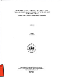 SKRIPSI: Pengaruh Konten