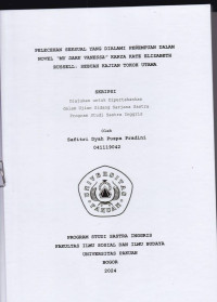 SKRIPSI: Pelecehan Seksual yang di Alami Perempuan dalam Novel 