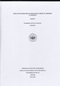 SKRIPSI: Strategi komunikasi pemasaran digital produk LANKS2ND