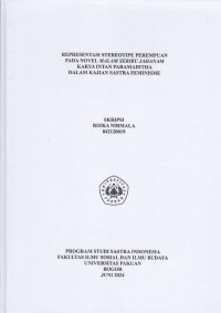 SKRIPSI: Representasi stereotipe perempuan pada Novel Malam Seribu Jahanam karya Intan Paramaditha dalam kajian Sastra Feminisme.