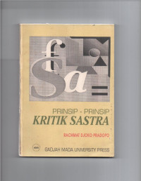 Image of Prinsip - Prinsip Kritik Sastra