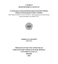 Image of E-PKL: Langkah-langkah pemasaran konten media sosial instagram Tanmu Coffee