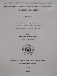 SKRIPSI: Penggunaan prinsip kesopaan berbahasa dalam wawancara presiden amerika serikat Joe Biden pada siaran youtube 60 minutes (2021-2022)