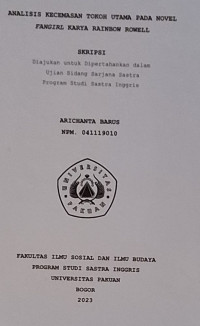 SKRIPSI: Analisis kecemasan tokoh utama pada novel Fangirl karya Rainbow Rowell