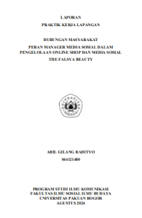 Image of E-PKL: Peran manager media sosial dalam pengelolaan online shop dan media sosial The Falsya Beauty