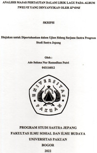 Image of SKRIPSI: Analisis Majas Pertautan dalam Lirik Lagu pada Album Twelve yang dinyanyikan oleh Iz*One