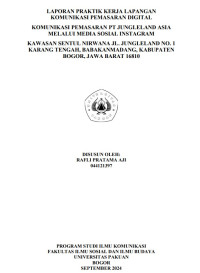 Image of E-PKL: Komunikasi Pemasaran PT Jungleland Asia Melalui Media Sosial Instagram