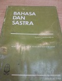 Bahasa dan Sastra : Sekitar masalah analisis konstrastif vol VI no 3 tahun 1980