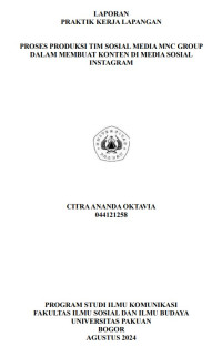 E-PKL: Proses produksi Tim Sosial Media MNC GROUP dalam membuat konten di media sosial Instagram