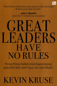 Image of Great Leaders Have No Rules