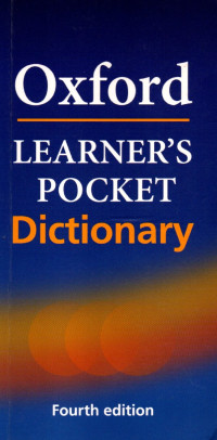 Image of Oxford Learners Pocket Dictionary Edition 4