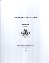 SKRIPSI: Majas pada Lirik Lagu Album Shawn Mendes