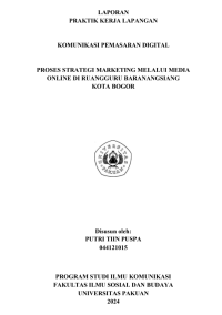 Image of E-PKL:Proses Strategi Marketing melalui Media Online di Ruangguru Baranangsiang Kota Bogor