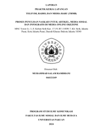 Image of E-PKL: Proses Penulisan Naskah Untuk Artikel, Media Sosial dan Infografis Di Media Online Okezone