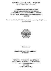 E-PKL:Peran Bidang Informasi dan Komunikasi Publik pada Dinas Komunikasi dan Informatika dalam Media Monitoring Pemberitaan di Kota Bogor