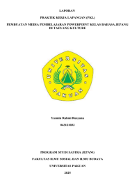 E-PKL: Pembuatan Media Pembelajaran Powerpoint Kelas Bahasa Jepang di Taeyang Kulture